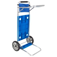 Carro Mesa Playa Plegable 2 en 1 Aktive, 50x52x105 Cm, Azul(m-1)