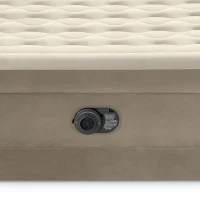 Colchón Hinchable 2 Plazas Ultra Plush Fiber-Tech, 152x203x46 Cm, Gris(m-3)