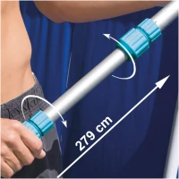 Kit Mantenimiento Deluxe INTEX Mango Telescópico 279 Cm, 115x13,5x30,5 Cm, Azul(m-2)