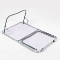 Mesa Plegable Camping Portátil, 60x40x25 Cm, Antracita(m-5)