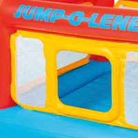 Saltador Hinchable Intex con Suelo Inflable y Red Reforzada, 174x174x112 Cm, Rojo, Amarillo y Azul(m-5)