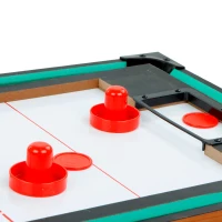 Mesa Multijuegos 4 en 1 de Madera, 87x43x73 Cm, Marrón(m-10)