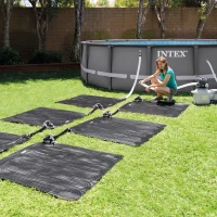 Alfombra Calentadora Solar Intex para Piscina Desmontable, 120x120 Cm, Negro(m-5)