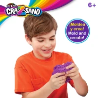 Juego Arena Mágica Moldeable 850 G con 5 Moldes y Cofre, 33,5x6x31 Cm, Multicolor(m-5)