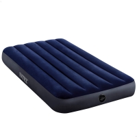 Colchón Hinchable Individual Dura-Beam Classic Downy Fiber-Tech, 99x191x25 Cm, Gris