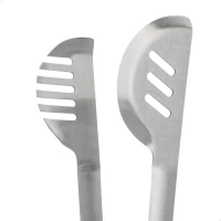 Set Utensilios Barbacoa 4 Piezas Aktive, 10,5x6,5x43,5 Cm, Gris(m-5)