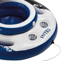 Nevera Flotante Hinchable Mega Chill Intex, Diámetro 89 Cm, Azul(m-5)