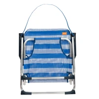 Silla Baja Plegable Fija Aktive con Asa, 44x40x72 Cm, Azul(m-3)