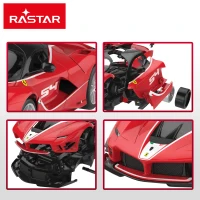 Coche Radiocontrol Licencia Ferrari FXX K Evo Escala 1:18, 27x11x7 Cm, Rojo(m-5)