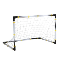 Portería de Fútbol Plegable con Accesorios, 90x59x59 Cm, Blanco(m-2)