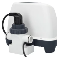 Clorador Salino Krystal Clear QS200 2 G/h Hasta 8.327 L, 27,5x27,5x22,5 Cm, Blanco y Gris(m-6)