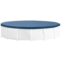 Cobertor Piscina Desmontable Intex para Metal y Prism Frame 305x305x25 Cm, Azul Marino(m-1)