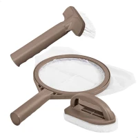 Kit Mantenimiento para Spa INTEX 3 Piezas PVC, 35,5x9x25 Cm, Crema(m-1)