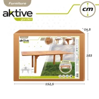 Mesa de Jardín Extensible Acacia 150/175/200x100x74 Cm, Madera Natural(m-7)
