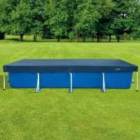 Cobertor Rectangular Intex con Voladizo 20 Cm, 460x226 Cm, Azul Marino(m-2)