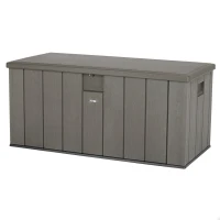 Baúl para Jardín Ultrarresistente con Protección UV, 150x72x69 Cm, Marrón(m-1)