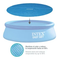 Cobertor Solar Intex para Piscinas Ø457 Cm, Ø448 Cm, Azul(m-5)