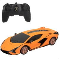 Coche Teledirigido Lamborghini Sián FKP 37 Escala 1:24 21x9,2x4,5 Cm, Naranja(m-1)
