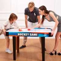 Mesa Air Hockey CB Games con Estructura de Madera, 122x61x75 Cm, Multicolor(m-5)