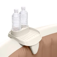 Soporte Bebidas para Spa Intex Desmontable 2 Portavasos, 26x22x18 Cm, Crema(m-2)