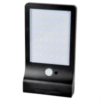 Foco Solar Exterior Aktive con Sensor de Movimiento 36 LED 300 Lúmenes, 11x3x19 Cm, Negro(m-1)