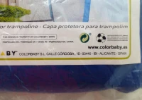 Cobertor Cama Elástica Impermeable y Protección UV, 305x305x11 Cm, Azul(m-10)
