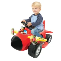 Correpasillos Avión Interactivo Mickey Batería 6V 68,5x44x41 Cm, Multicolor(m-5)