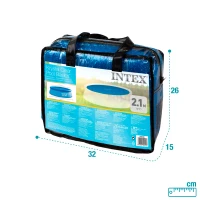 Cobertor Solar 206 Cm para Piscinas 244 Cm, Azul(m-7)