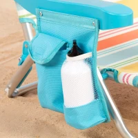 Silla Plegable Playa Aluminio Ligero 5 Posiciones, 48x48x75 Cm, Multicolor(m-7)