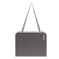 Mesa Plegable Camping Portátil, 60x40x25 Cm, Antracita(m-7)