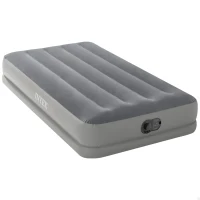 Colchón Hinchable Individual Dura-Beam® Prestige con Bomba USB Incorporada, 99x191x30 Cm, Gris(m-1)