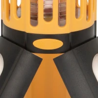 Lámpara Antimosquitos LED 2 en 1 Portátil 18 LED 45 Lúmenes 8x8x23 Cm, Amarillo y Negro(m-7)