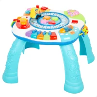 Mesa de Actividades Interactiva con Tren y Piano, 56x11x41 Cm, Multicolor(m-1)
