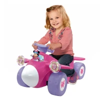 Correpasillos Avión Minnie Interactivo Batería 6V, 69x44,5x41,5 Cm, Rosa(m-5)
