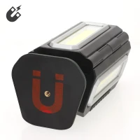 Foco LED Exterior Aktive Triple 1500 Lúmenes con Base Imantada y Powerbank, 10x10x20 Cm, Negro(m-7)