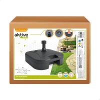 Base para Sombrilla Compatible con Tubo 38 Mm, 46x46x14 Cm, Negro(m-5)