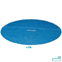 Cobertor Solar 206 Cm para Piscinas 244 Cm, Azul(m-6)