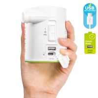 Mini Hinchador Eléctrico QuickFill 200 USB, 8x7x8 Cm, Negro(m-2)