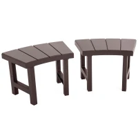 INTEX Pack 2 Bancos Medianos Modulares para Spa Circular 4 Personas, 74,5x23x44,5 Cm, Blanco(m-1)