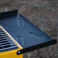 Barbacoa de Carbón Plegable Aktive con Bandejas Laterales, 89x33x33 Cm, Negro(m-5)