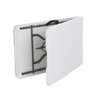 Mesa Rectangular Plegable Lifetime, 245x76x74 Cm, Blanco(m-2)