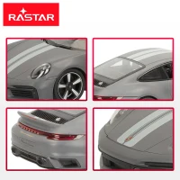 Coche Radiocontrol Rastar Porsche 911 Sport Classic 1:16, 38x19x17 Cm, Gris(m-5)