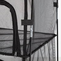 Organizador Armario Colgante Plegable 3 Niveles, 40x4x40 Cm, Gris(m-3)