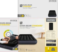 Colchón Hinchable Individual Pillow Rest Classic Dura-Beam Estándar, 99x191x25 Cm, Azul(m-10)