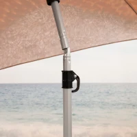 Sombrilla de Playa 8 Varillas Regulable Reclinable, 180x180x210 Cm, Multicolor(m-7)