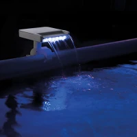 Cascada LED con Generador Hidroeléctrico, 28x33x29 Cm, Multicolor(m-5)