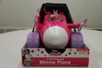 Correpasillos Avión Minnie Interactivo Batería 6V, 69x44,5x41,5 Cm, Rosa(m-10)