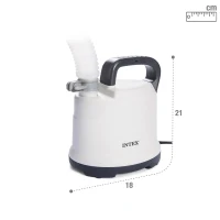 Bomba de Drenaje Sumergible Intex, 3.595 L/h Manguera 5 M, 28,5x28,5x28,5 Cm, Negro(m-4)