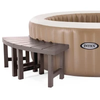 INTEX Pack 2 Bancos Medianos Modulares para Spa Circular 4 Personas, 74,5x23x44,5 Cm, Blanco(m-5)
