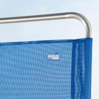 Aktive Silla de Playa Plegable Ultraligera con Asa, 54x8x52 Cm, Azul(m-7)